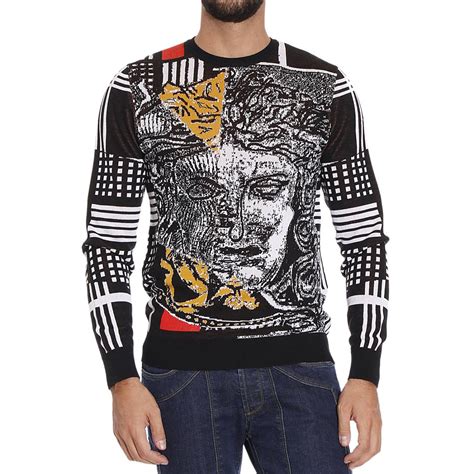 versace collection pullover|Versace jumper men's sale.